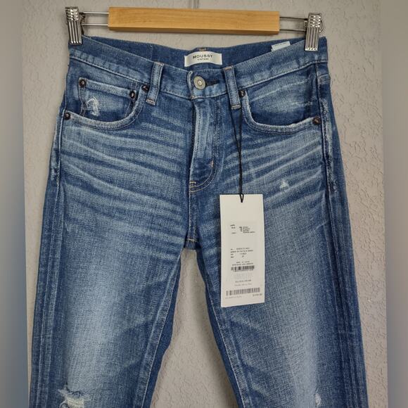 MOUSSY Natalia Cropped Skinny Jeans Size 25 - Picture 10 of 16